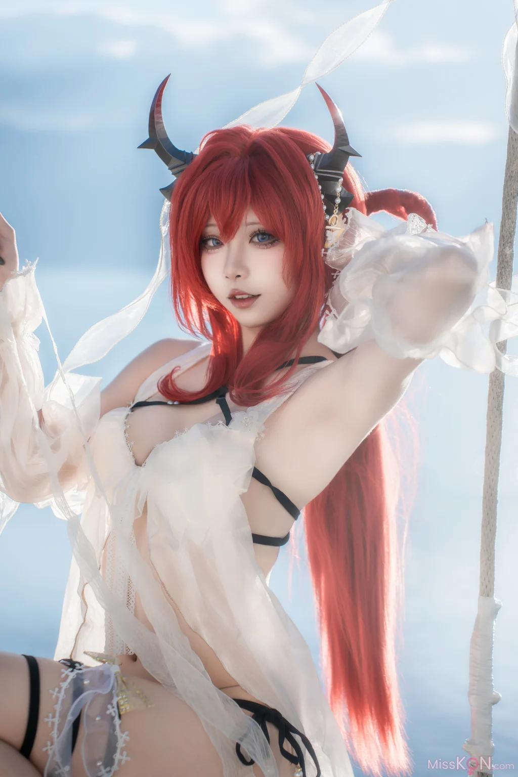 Coser@纸悦Etsu_ko: 明日方舟 史尔特尔 泳装 (37 photos) – Page 2