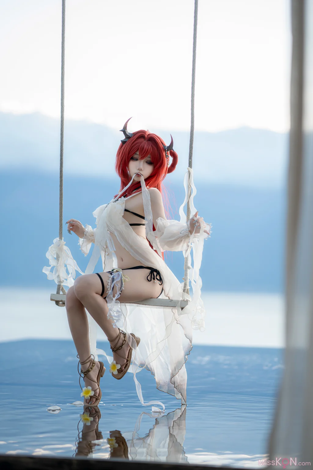 Coser@纸悦Etsu_ko: 明日方舟 史尔特尔 泳装 (37 photos) – Page 2