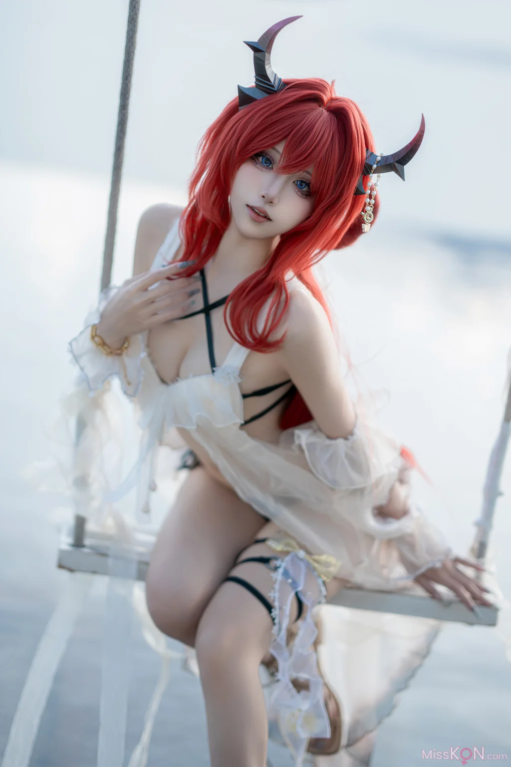 Coser@纸悦Etsu_ko: 明日方舟 史尔特尔 泳装 (37 photos) – Page 2