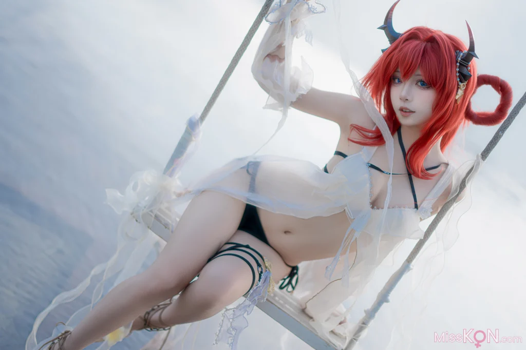 Coser@纸悦Etsu_ko: 明日方舟 史尔特尔 泳装 (37 photos) – Page 2
