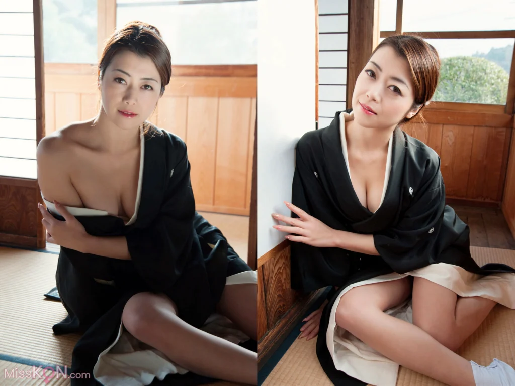 [JP] Maki Hojo (北条麻妃): Mature Wife Affair Hot Spring 熟妻不倫温泉 Vol.2 (27 photos)