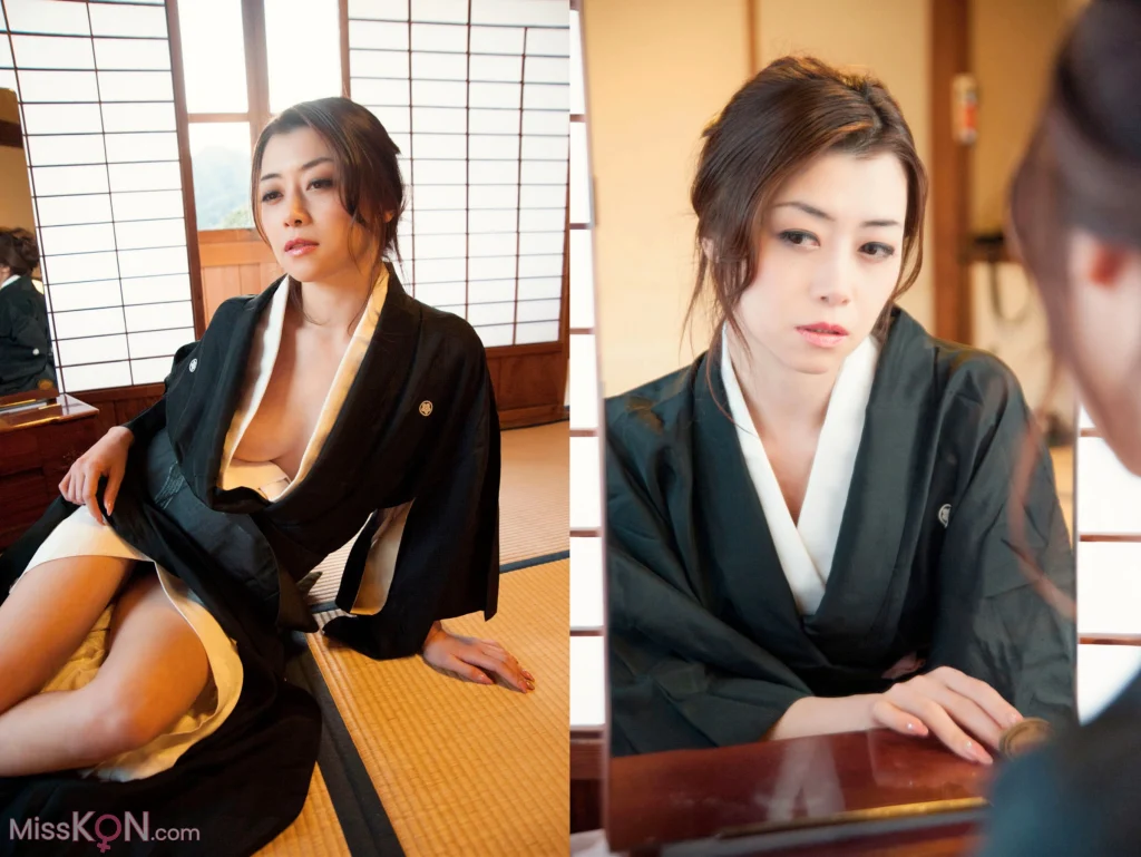 [JP] Maki Hojo (北条麻妃): Mature Wife Affair Hot Spring 熟妻不倫温泉 Vol.2 (27 photos)