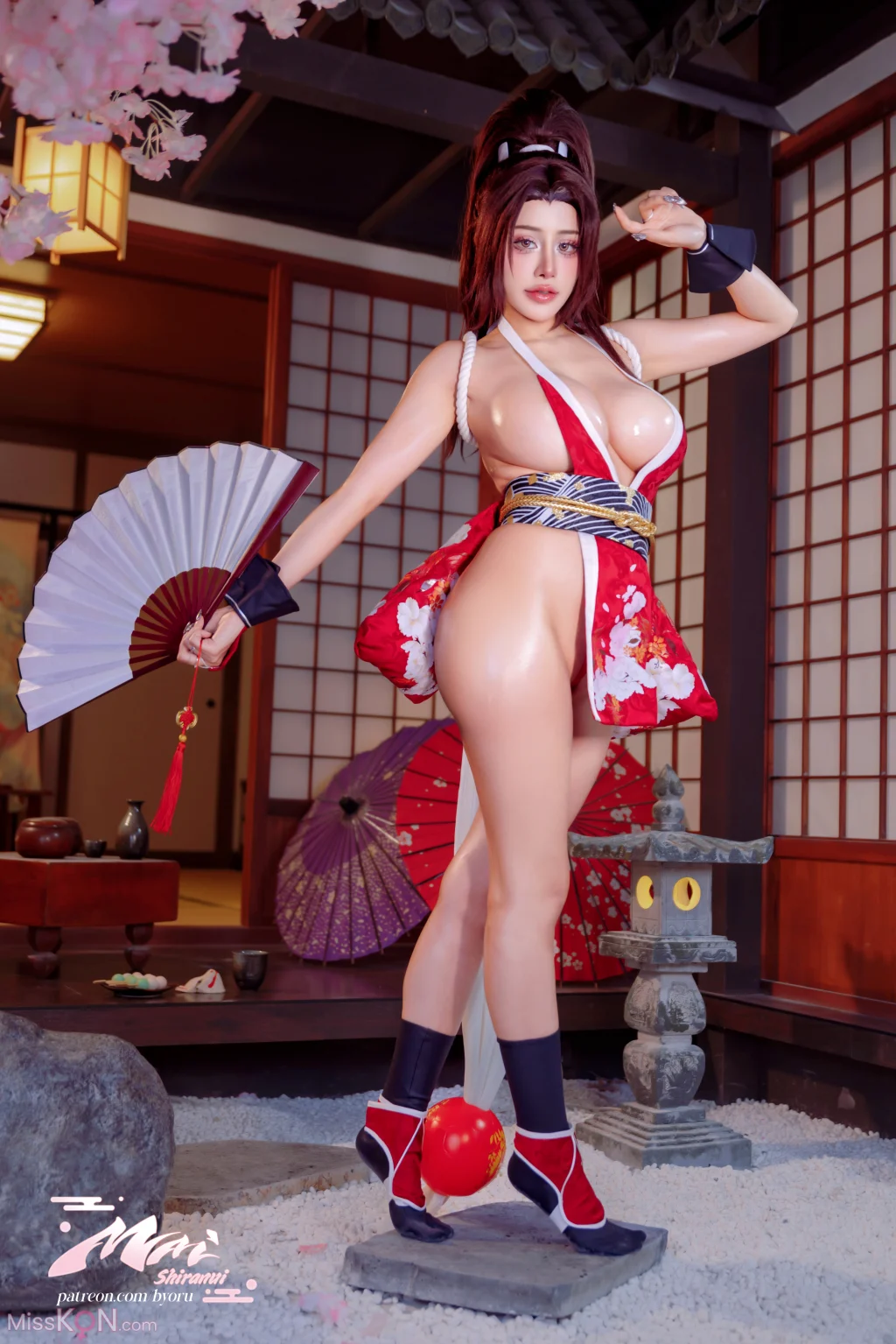 Coser@Byoru: Mai Shiranui Street Fighter (58 photos + 19 videos)