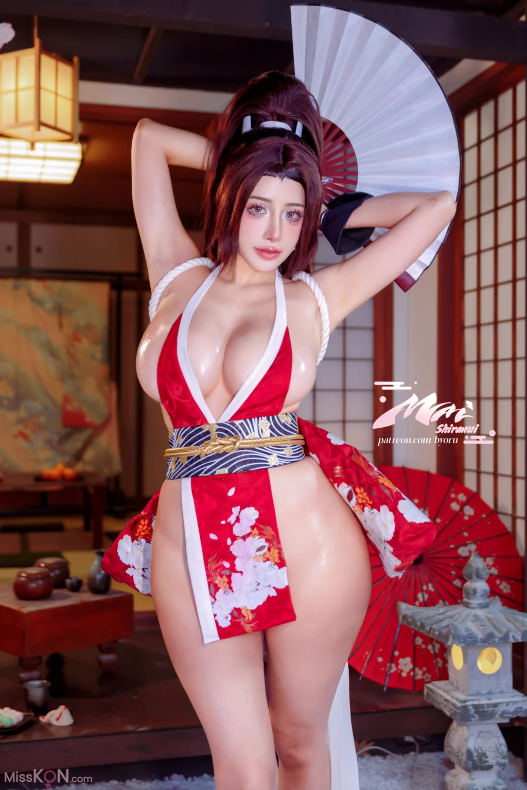 Coser@Byoru: Mai Shiranui Street Fighter (58 photos + 19 videos)