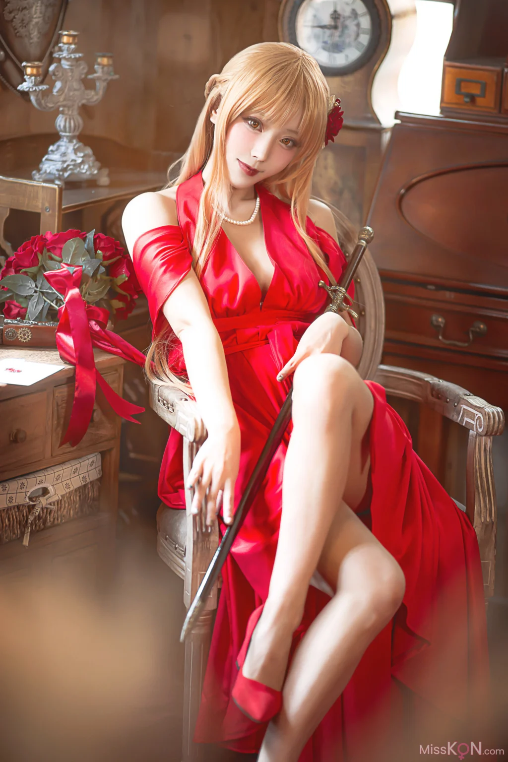 Coser@切切Celia: 刀剑神域 亚丝娜礼服 (28 photos) – Page 2