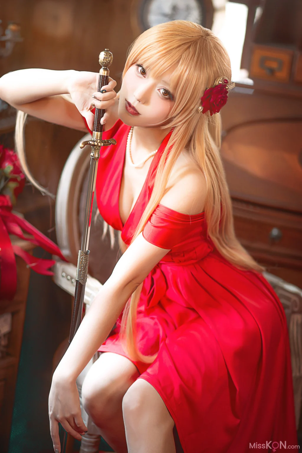 Coser@切切Celia: 刀剑神域 亚丝娜礼服 (28 photos) – Page 2