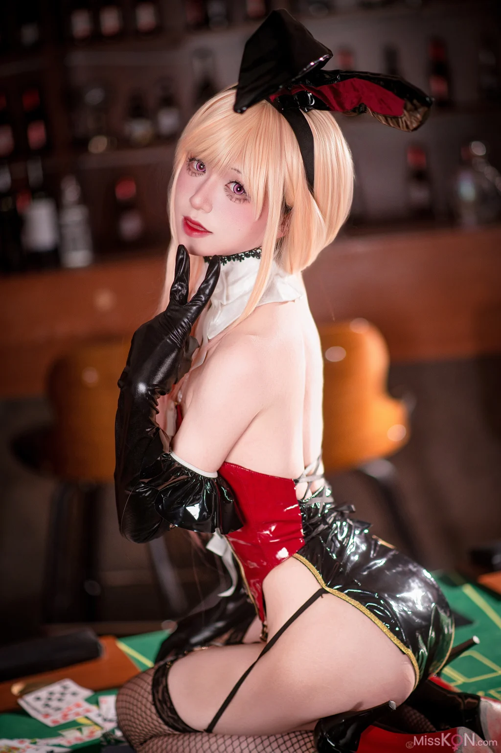 Coser@双木扶苏: 喜多川海梦兔女郎 (25 photos)