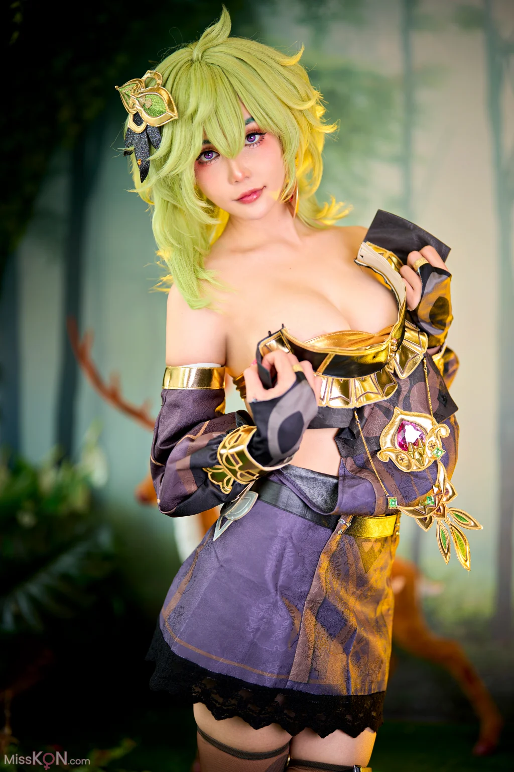 Coser@Joyce Lin: 原神 柯莱 (45 photos + 4 videos)