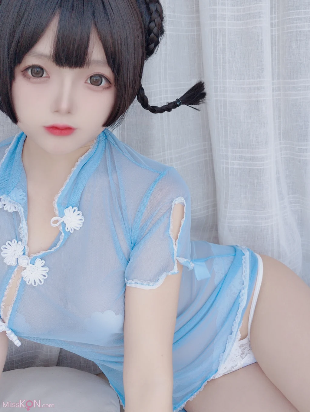 Coser@日奈娇: 透明旗袍自拍 (50 photos) – Page 2