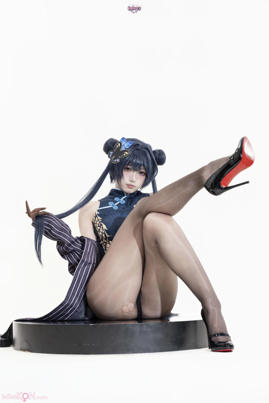 Coser@柒柒要乖哦: 蔚蓝档案 妃咲原皮 (97 photos)