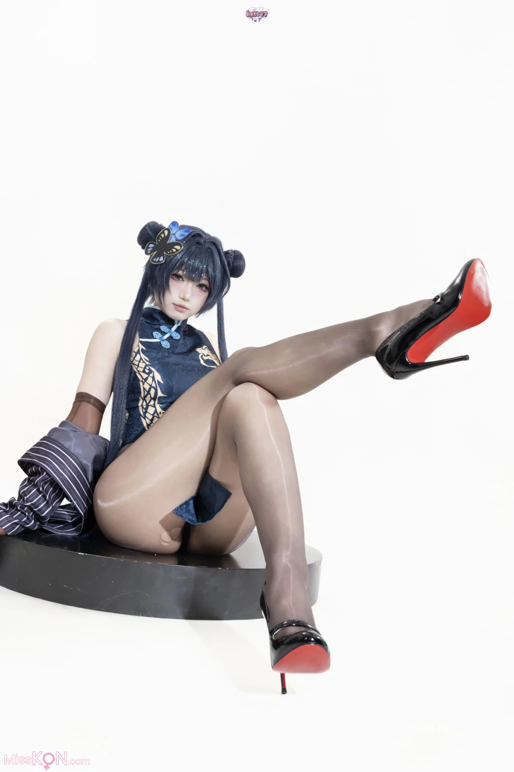 Coser@柒柒要乖哦: 蔚蓝档案 妃咲原皮 (97 photos)