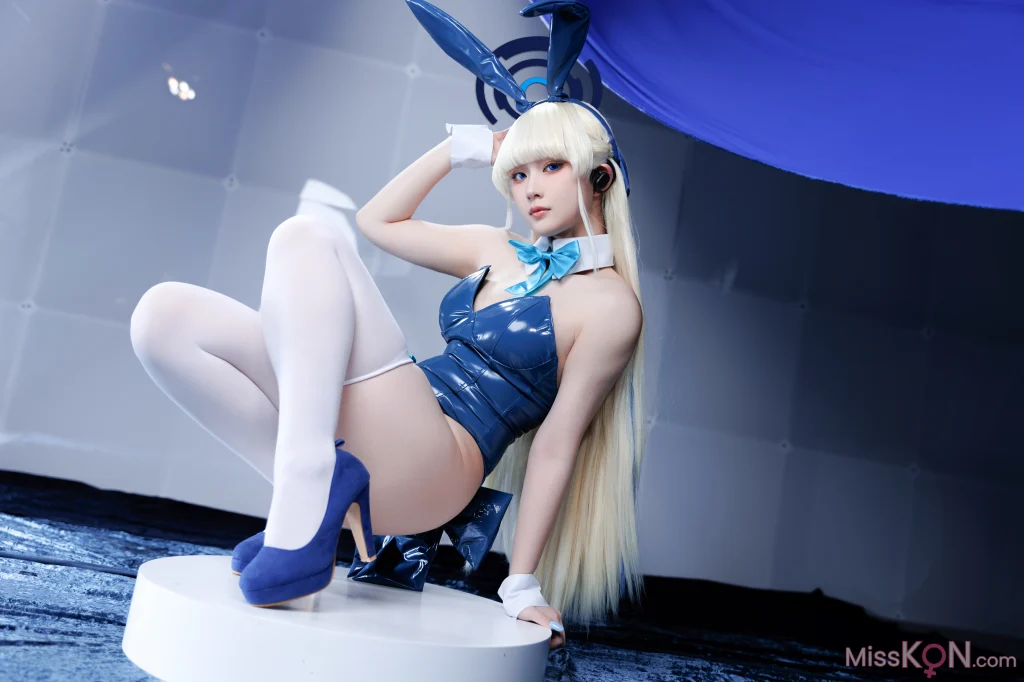 Coser@屿鱼: 蔚蓝档案 飞鸟马时 兔女郎+S (45 photos)