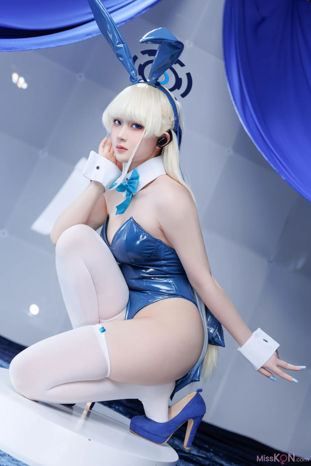 Coser@屿鱼: 蔚蓝档案 飞鸟马时 兔女郎+S (45 photos)