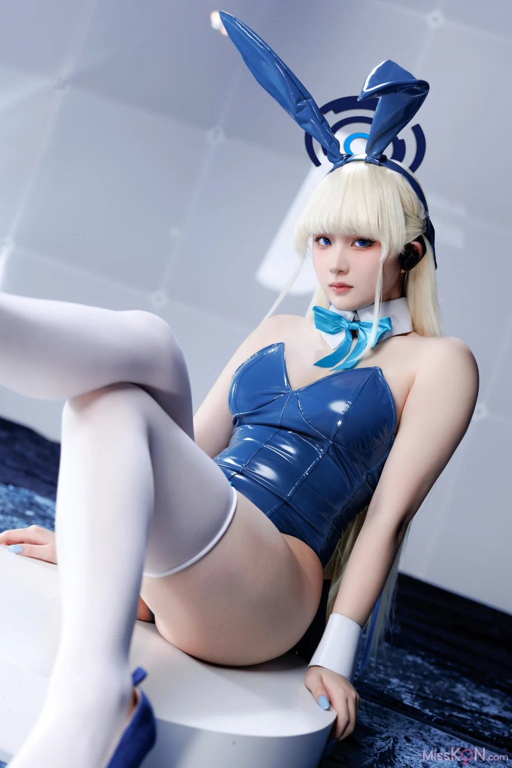 Coser@屿鱼: 蔚蓝档案 飞鸟马时 兔女郎+S (45 photos)