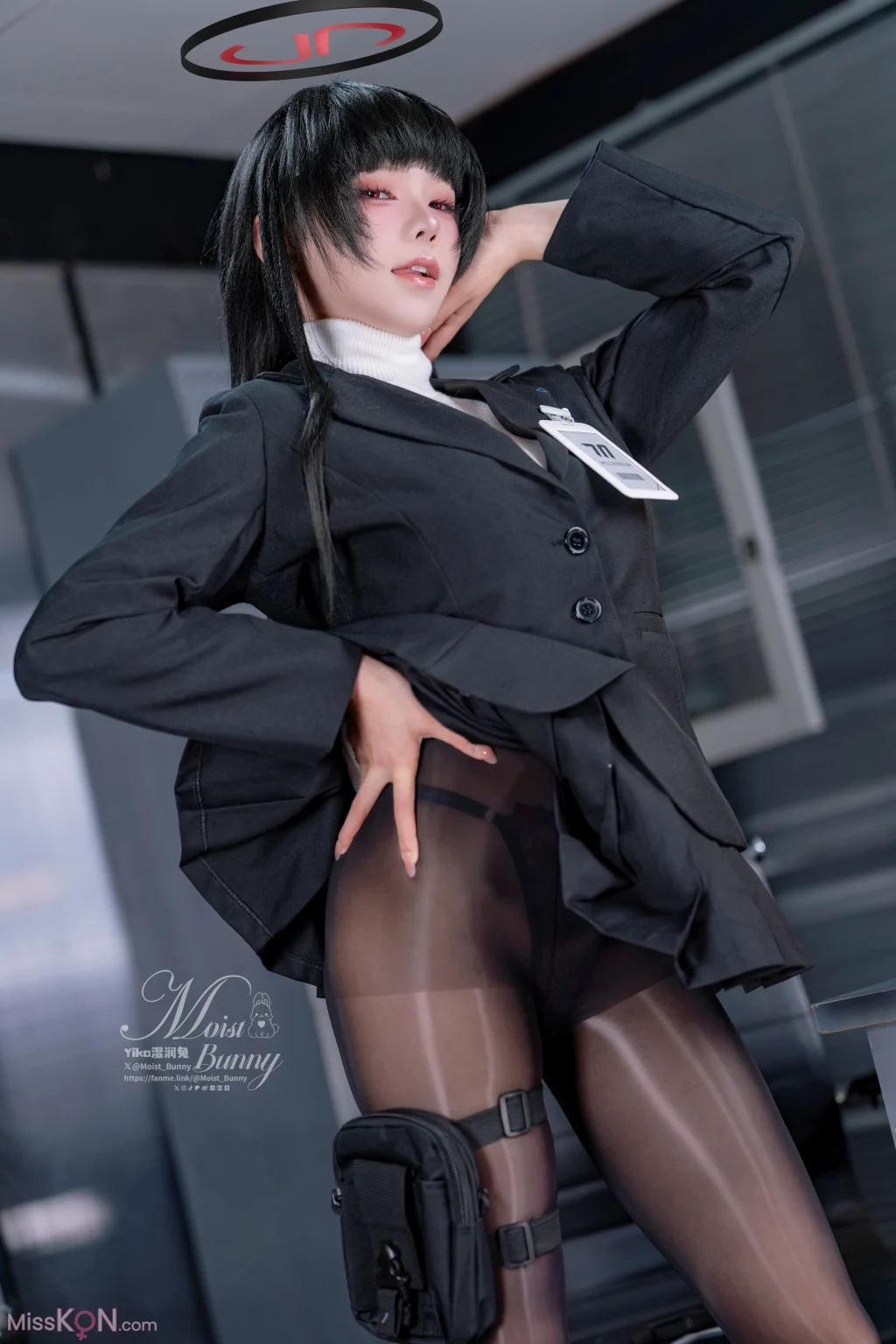 Coser@黏黏团子兔: 2026年02月作品『碧蓝档案-调月莉音』 (94 photos + 2 videos) – Page 3