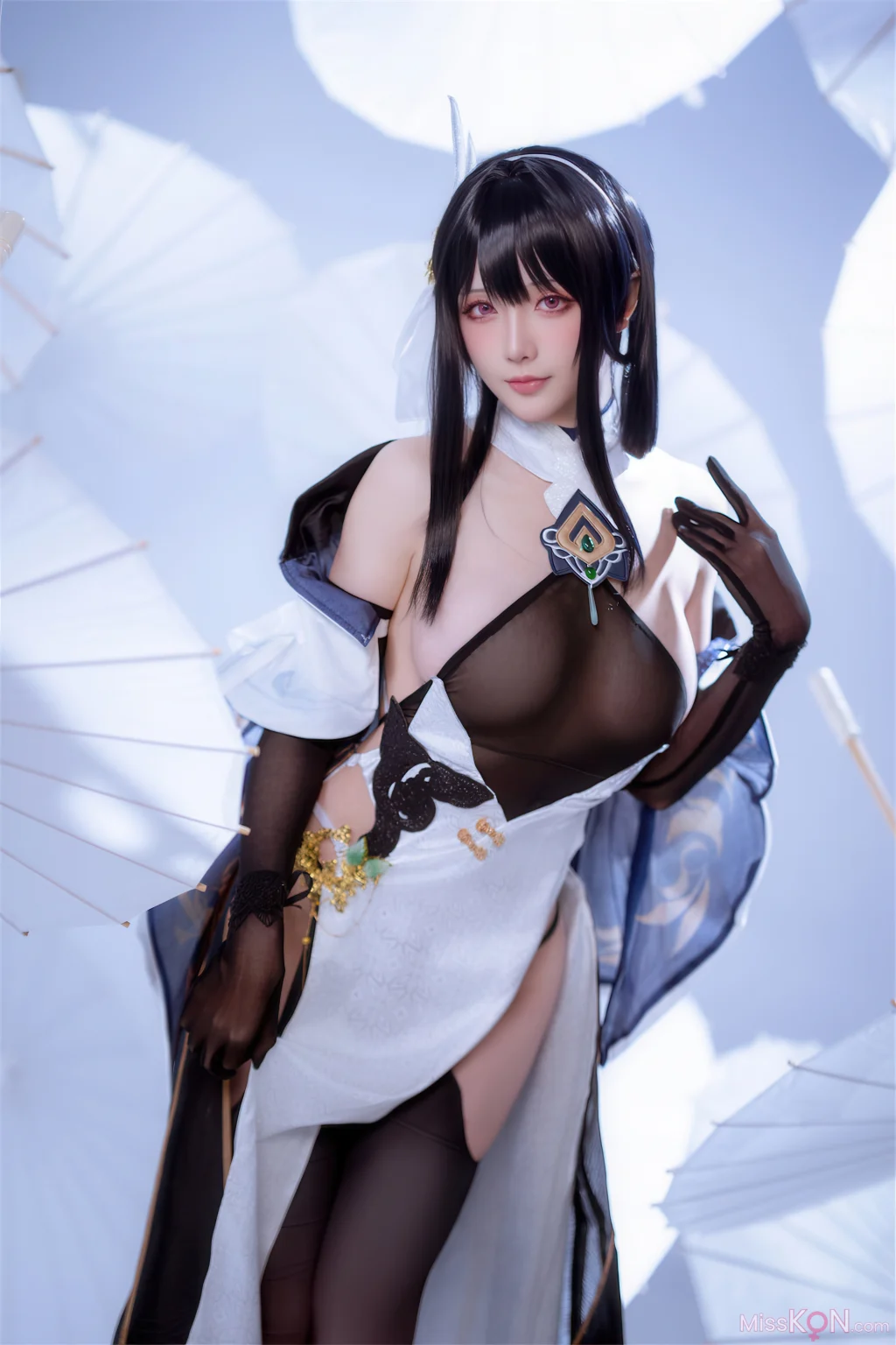 Coser@星之迟迟Hoshilily: Azur Lane Chen Hai 碧蓝航线 镇海改 (44 photos)