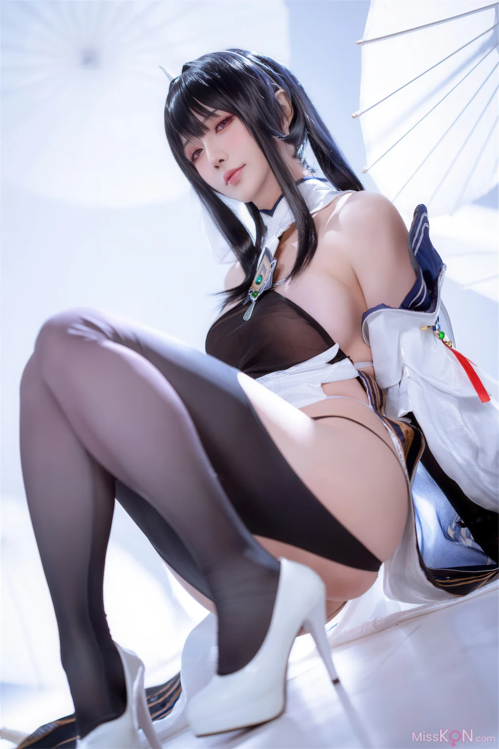 Coser@星之迟迟Hoshilily: Azur Lane Chen Hai 碧蓝航线 镇海改 (44 photos)