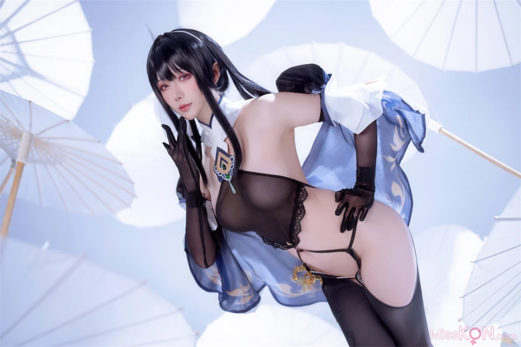 Coser@星之迟迟Hoshilily: Azur Lane Chen Hai 碧蓝航线 镇海改 (44 photos)