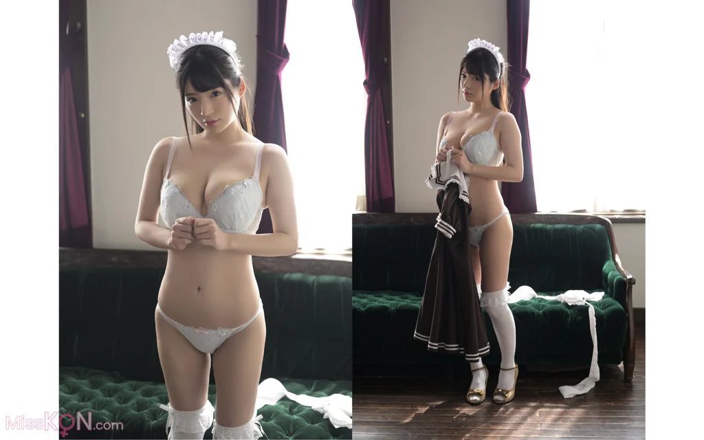 [JP] Nodoka Sakuraba (桜羽のどか): FRIDAYデジタル写真集 僕だけのＧ乳メイド (42 photos) – Page 2