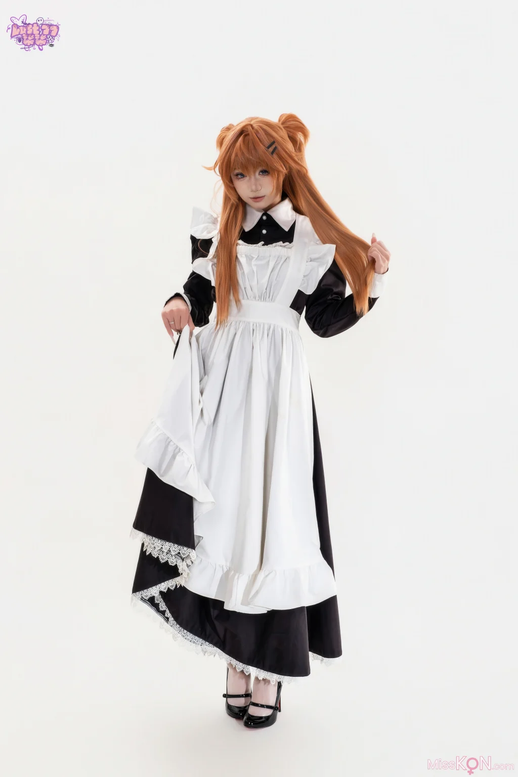 Coser@柒柒要乖哦: EVA 明日香女仆 (68 photos)