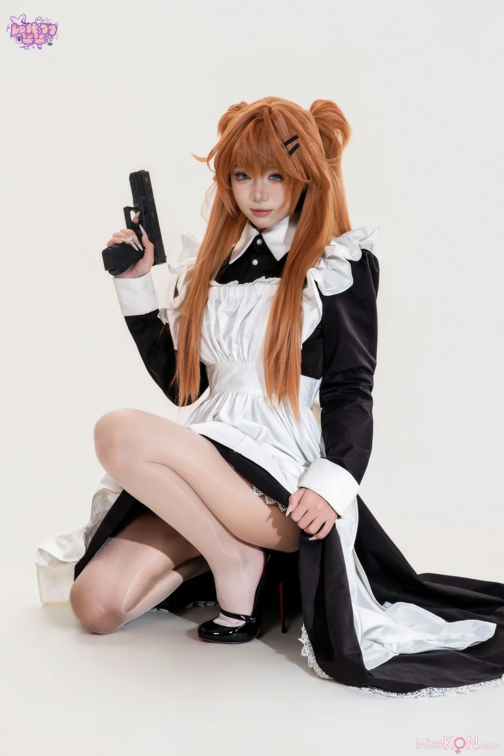 Coser@柒柒要乖哦: EVA 明日香女仆 (68 photos)