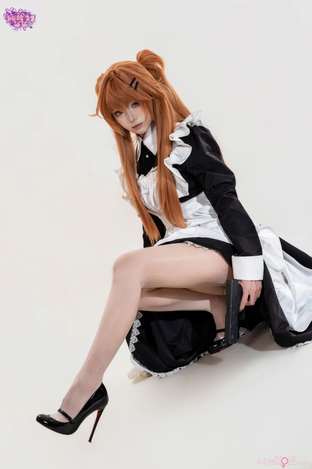 Coser@柒柒要乖哦: EVA 明日香女仆 (68 photos)