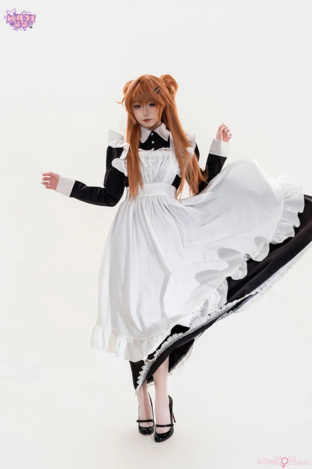 Coser@柒柒要乖哦: EVA 明日香女仆 (68 photos)