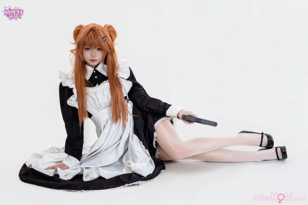 Coser@柒柒要乖哦: EVA 明日香女仆 (68 photos)