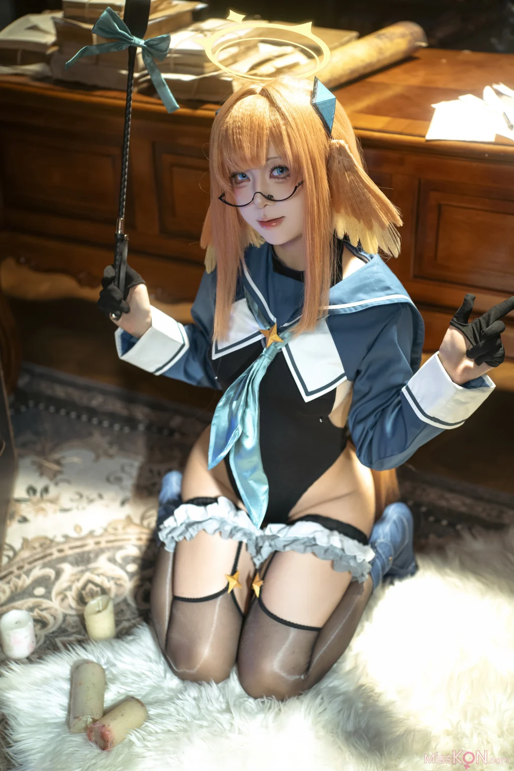 Coser@矢量鱼: 蔚蓝档案 志美子 (50 photos)
