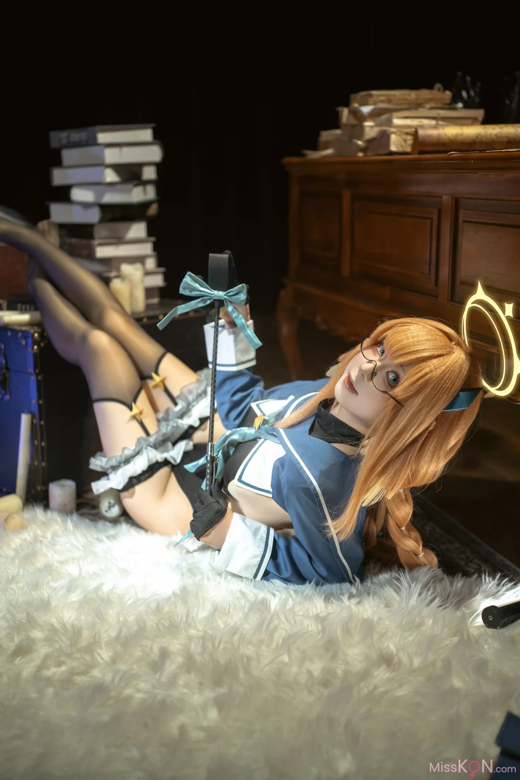 Coser@矢量鱼: 蔚蓝档案 志美子 (50 photos)