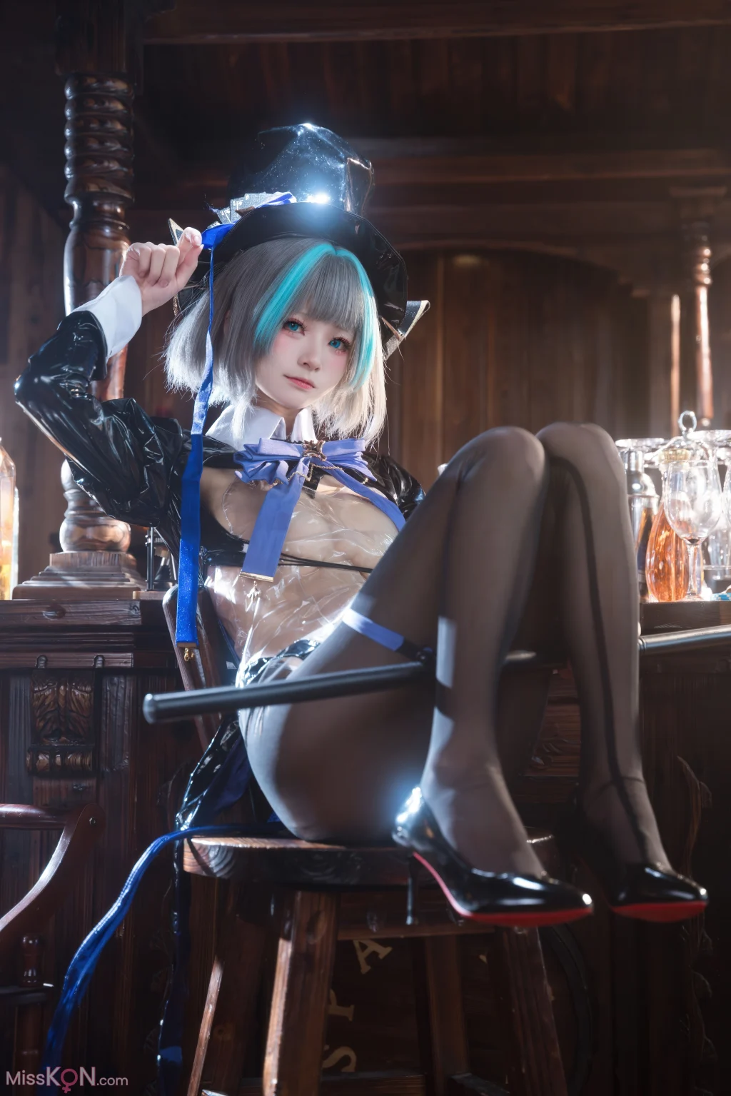 Coser@九柒喵: 碧蓝航线 柴郡兔女郎 (58 photos)