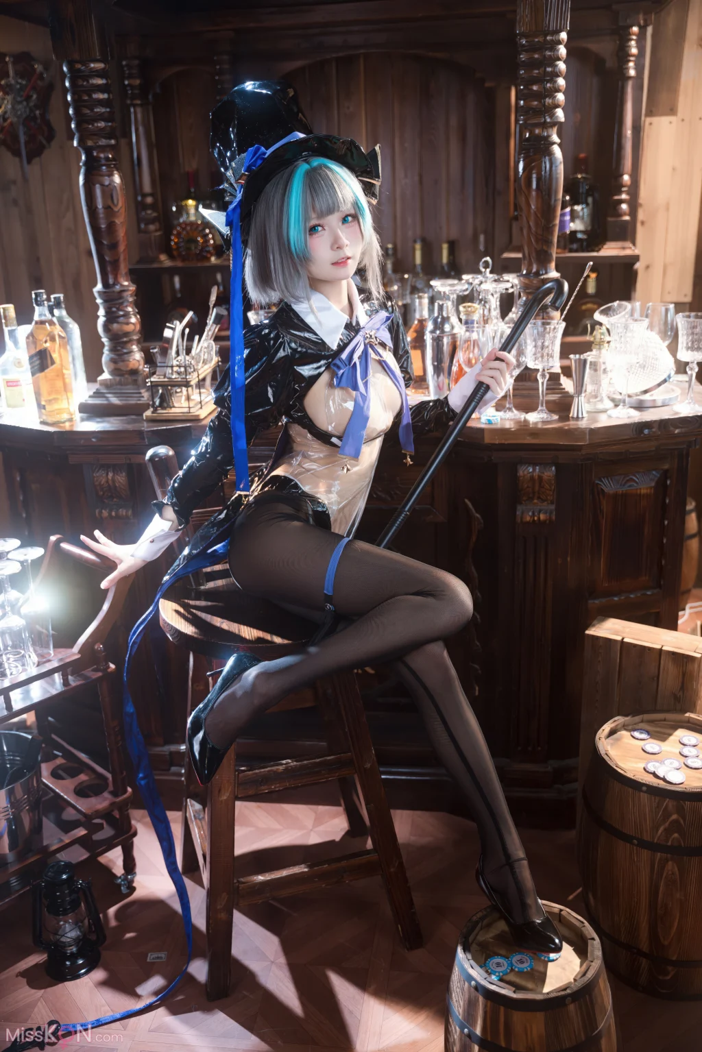 Coser@九柒喵: 碧蓝航线 柴郡兔女郎 (58 photos)