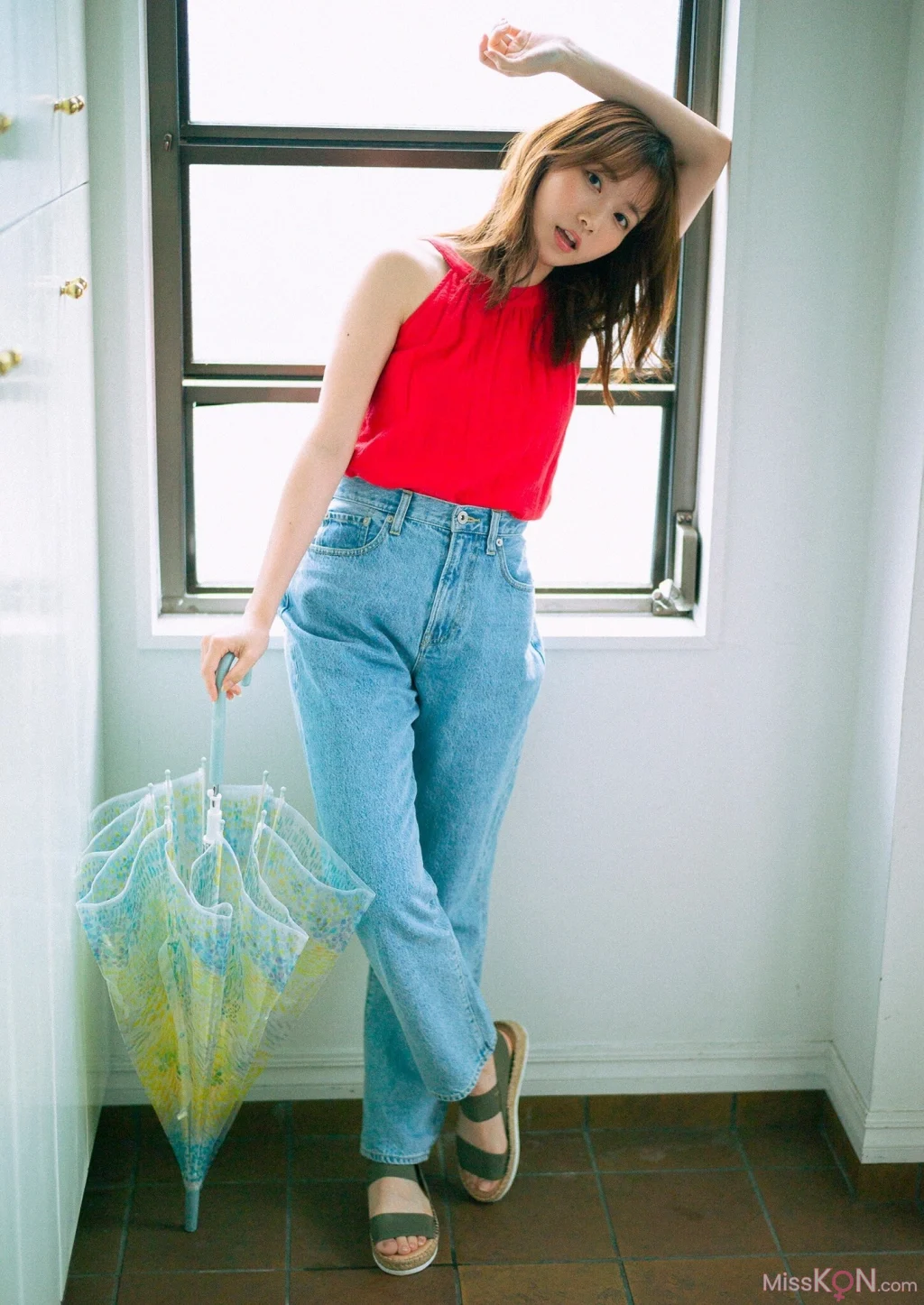 [JP] Nagisa Aoyama (青山なぎさ): Blue Line スピサン グラビアフォトブック (44 photos)