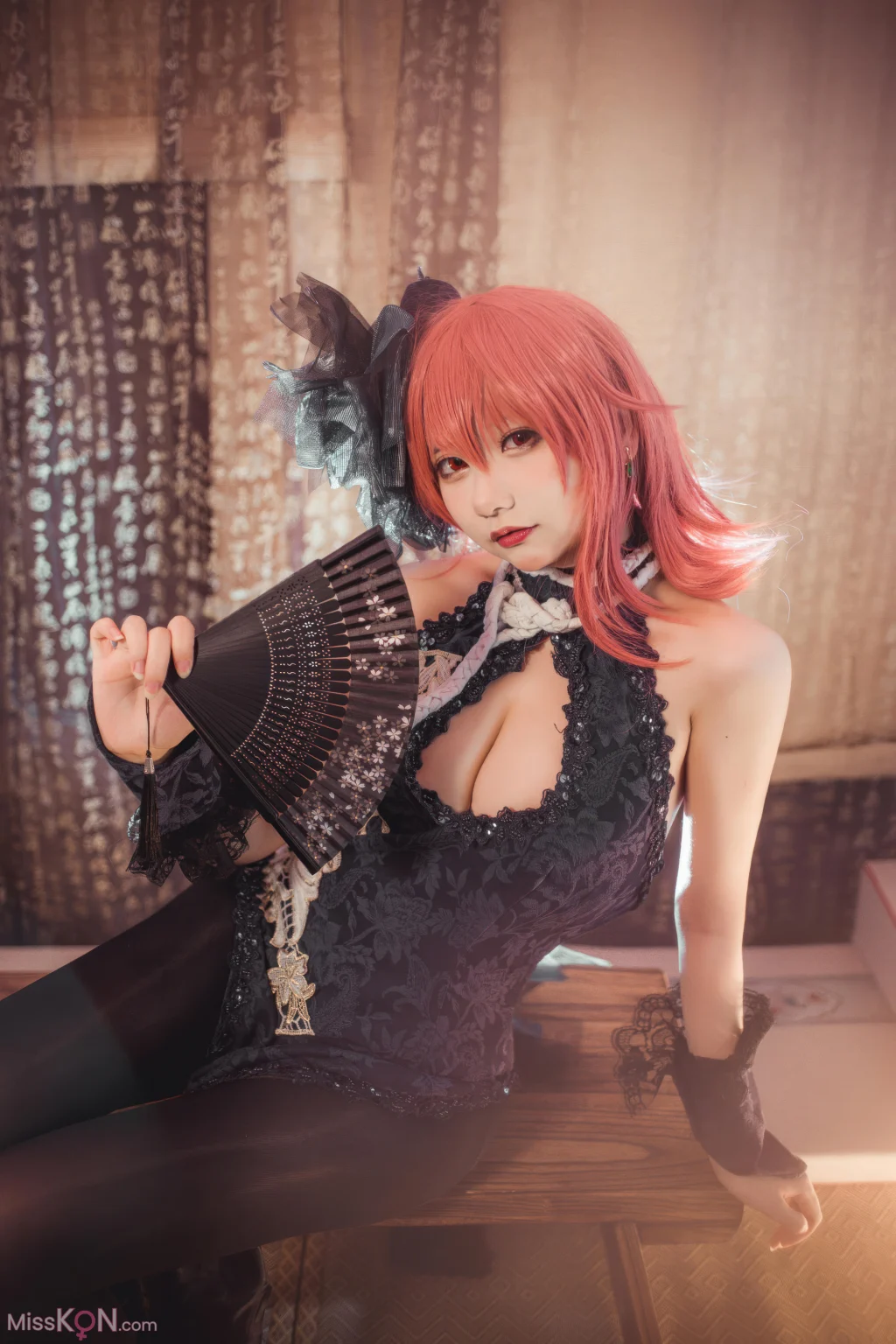 Coser@是一只熊仔吗: 碧蓝航线 黑太子旗袍 (19 photos)