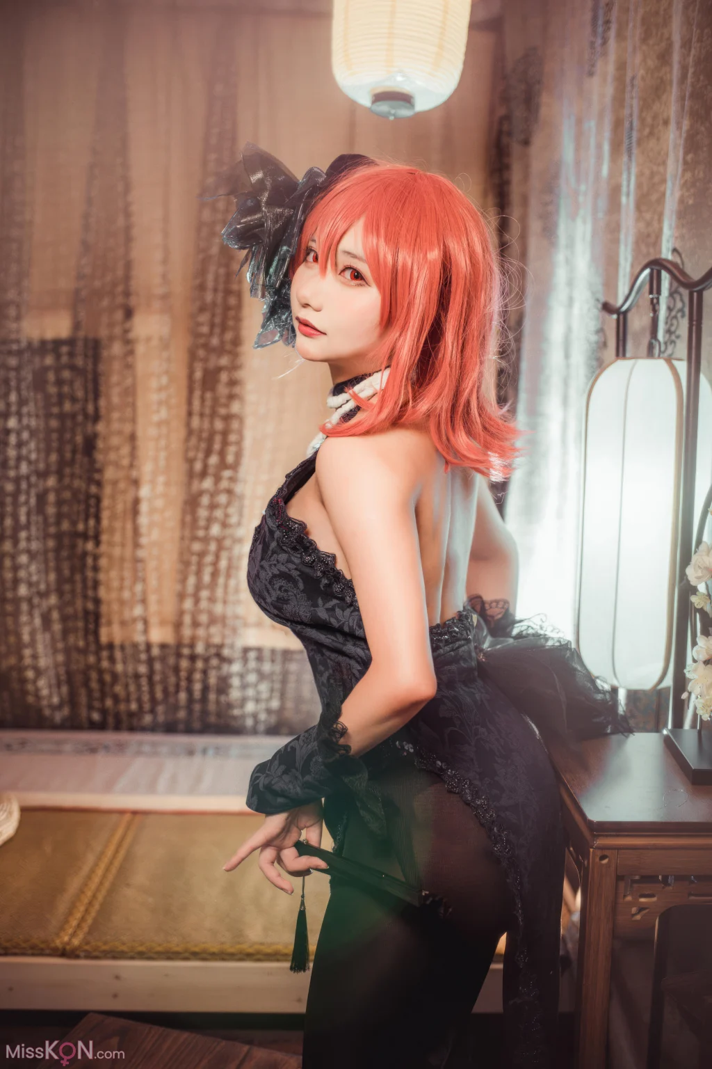 Coser@是一只熊仔吗: 碧蓝航线 黑太子旗袍 (19 photos)