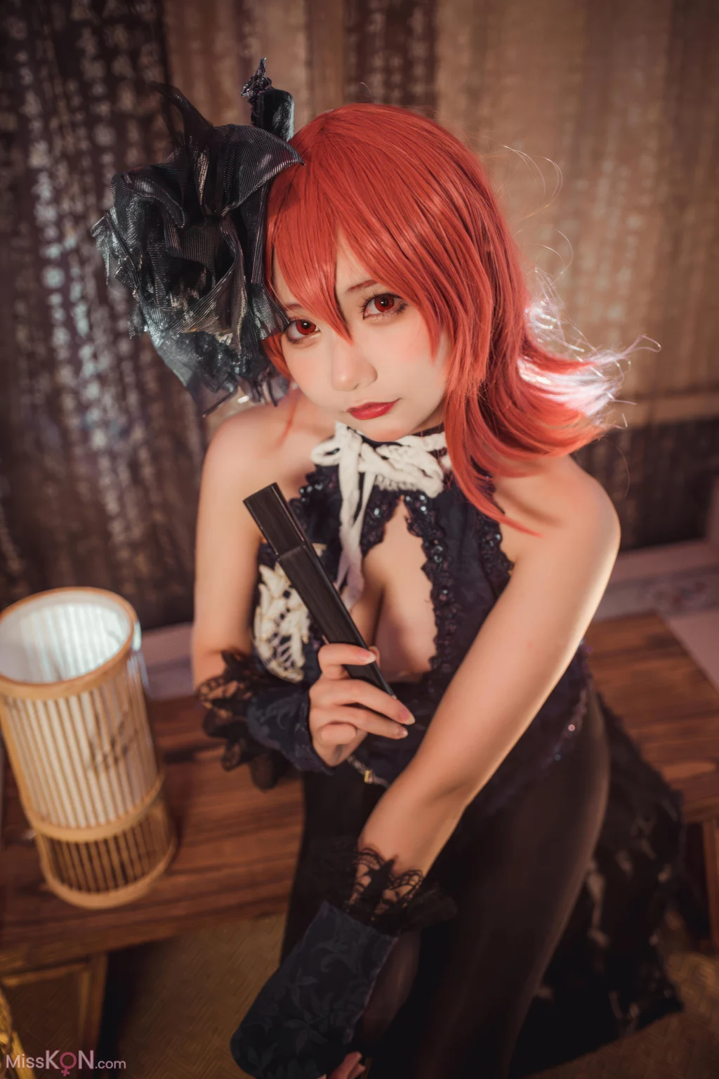 Coser@是一只熊仔吗: 碧蓝航线 黑太子旗袍 (19 photos)