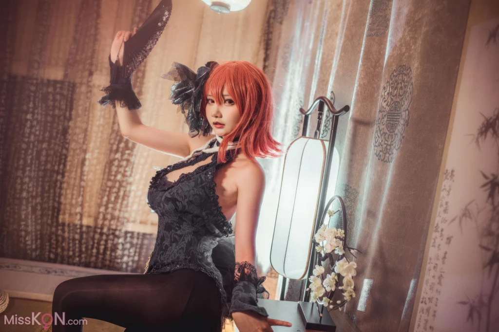 Coser@是一只熊仔吗: 碧蓝航线 黑太子旗袍 (19 photos)