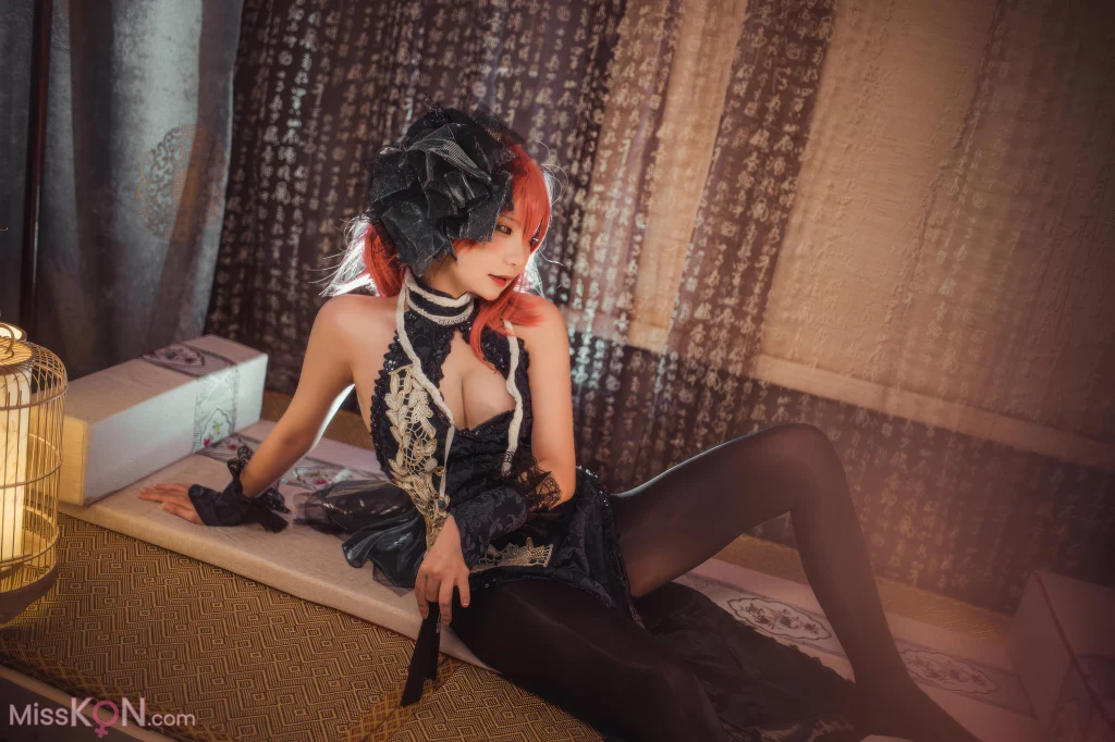 Coser@是一只熊仔吗: 碧蓝航线 黑太子旗袍 (19 photos) – Page 2