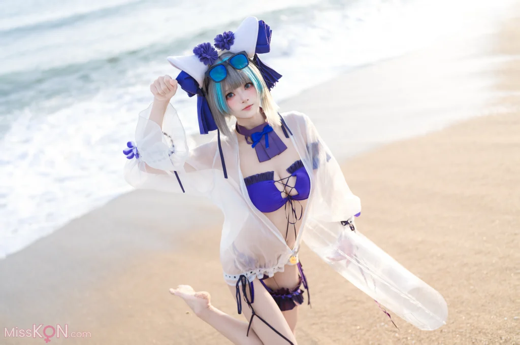 Coser@九柒喵: 碧蓝航线 柴郡泳装 (26 photos) – Page 2