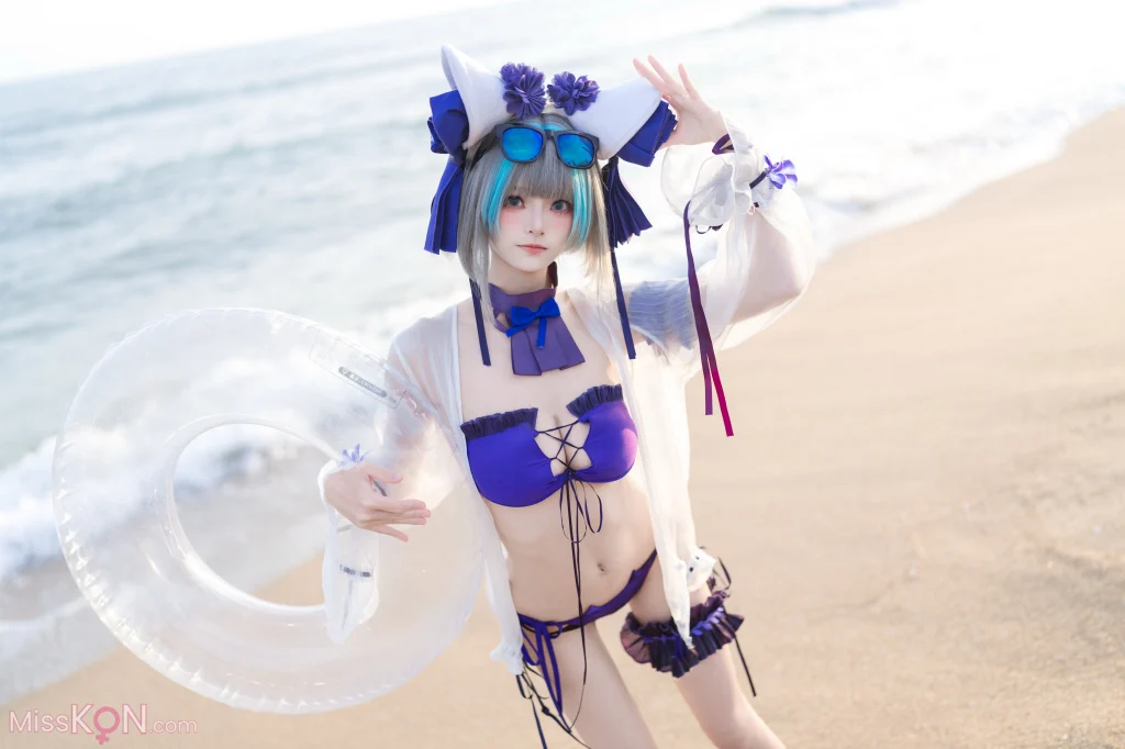 Coser@九柒喵: 碧蓝航线 柴郡泳装 (26 photos) – Page 2
