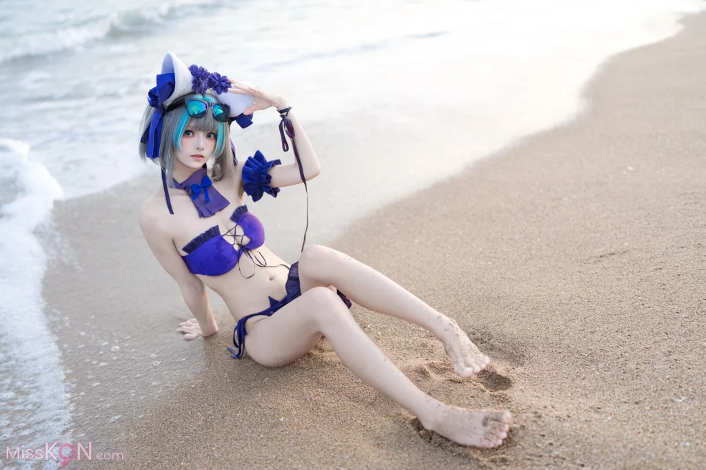 Coser@九柒喵: 碧蓝航线 柴郡泳装 (26 photos) – Page 2