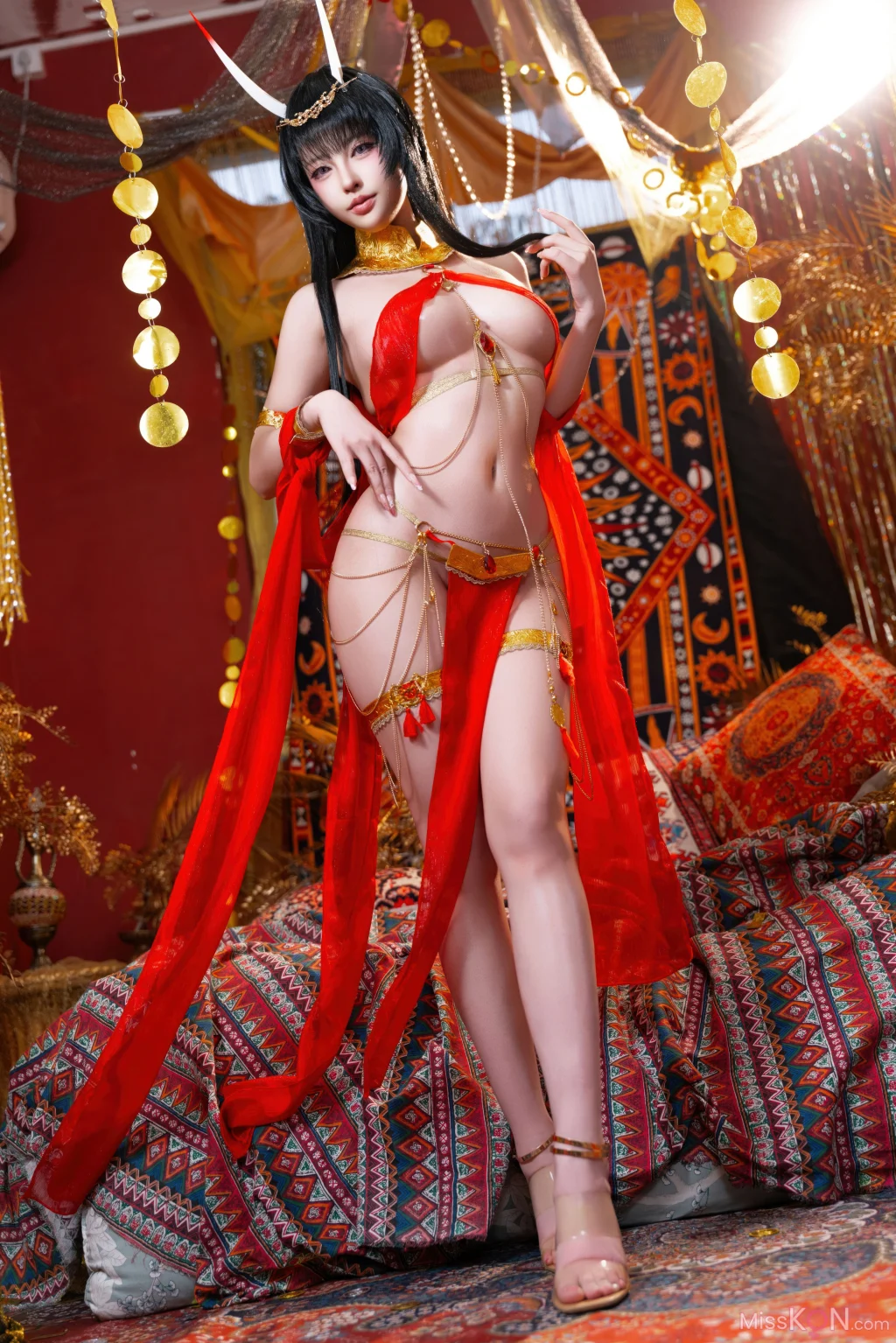 Coser@清水由乃: 碧蓝航线 能代舞娘 (59 photos + 2 videos)