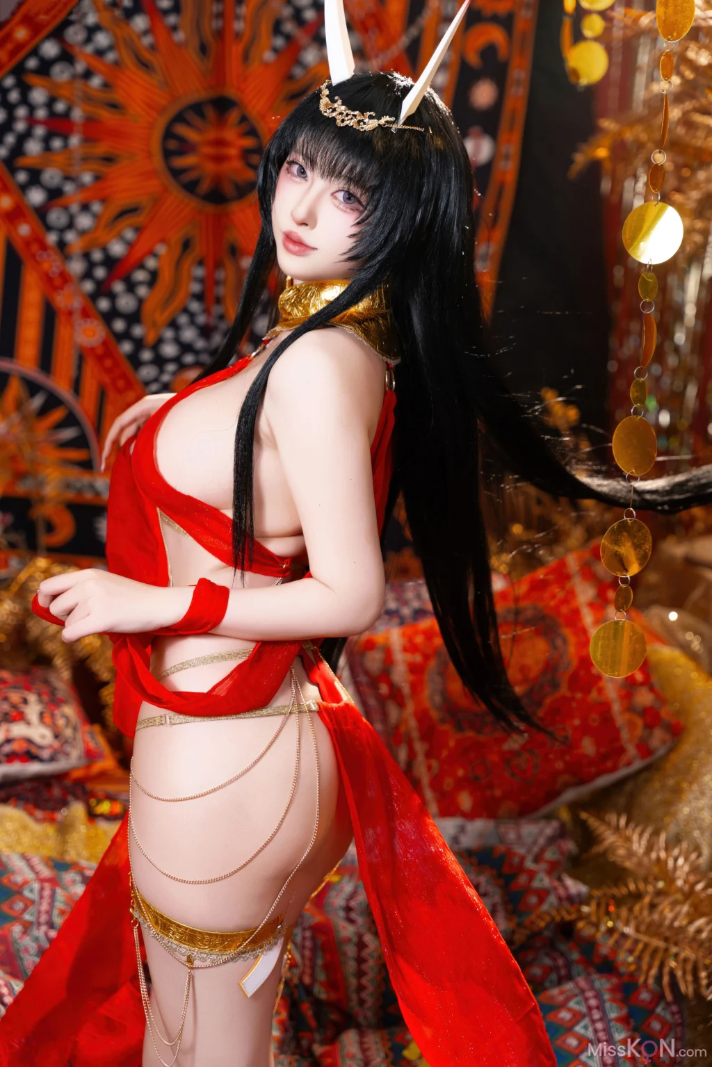 Coser@清水由乃: 碧蓝航线 能代舞娘 (59 photos + 2 videos)
