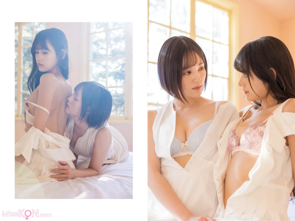 [JP] Suzumori Remu (涼森れむ) & Umi Yatsugake (八掛うみ): Girl Loving Girl ヌード写真集 (58 photos)