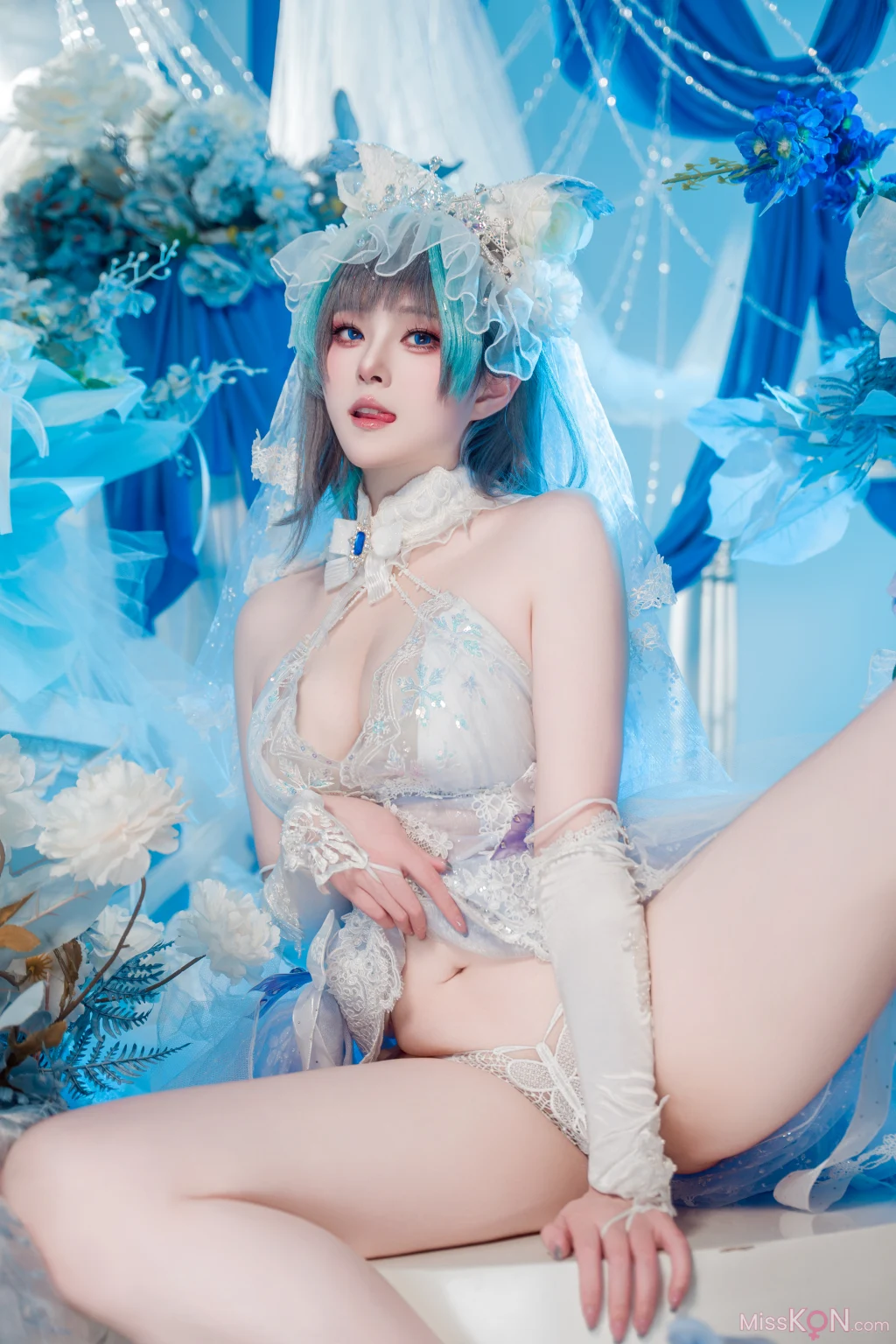Coser@Natsuko夏夏子: 碧蓝航线 柴郡婚纱 (70 photos) – Page 2