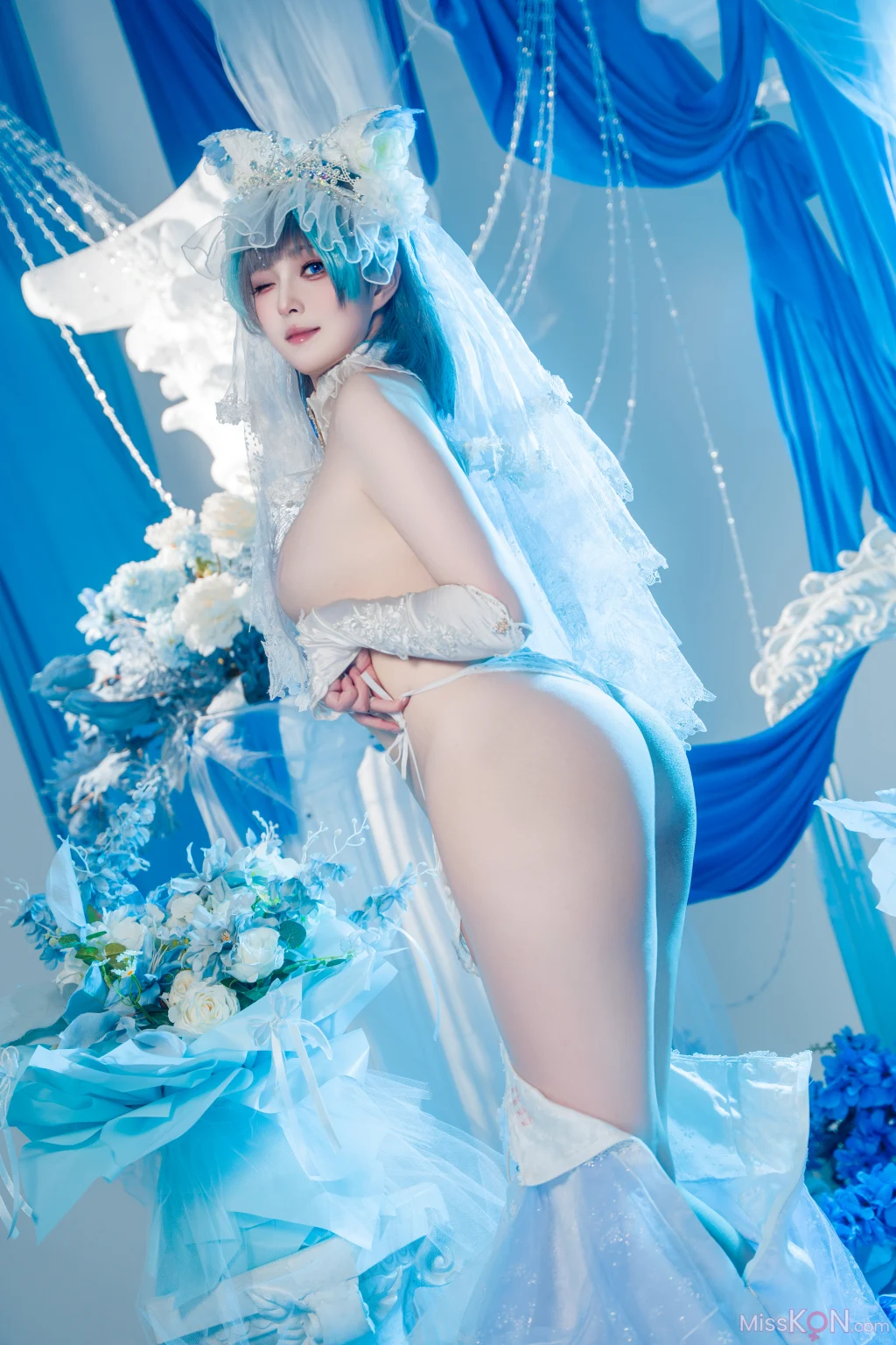 Coser@Natsuko夏夏子: 碧蓝航线 柴郡婚纱 (70 photos) – Page 2