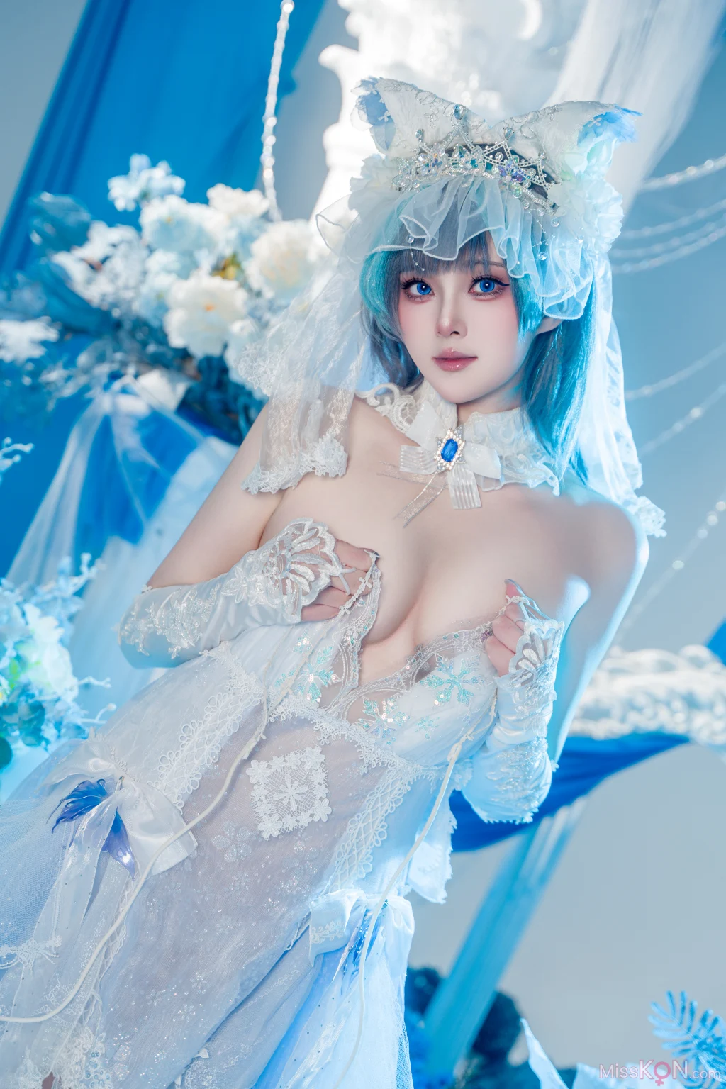 Coser@Natsuko夏夏子: 碧蓝航线 柴郡婚纱 (70 photos) – Page 2