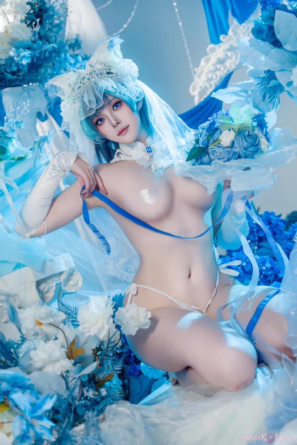 Coser@Natsuko夏夏子: 碧蓝航线 柴郡婚纱 (70 photos) – Page 3
