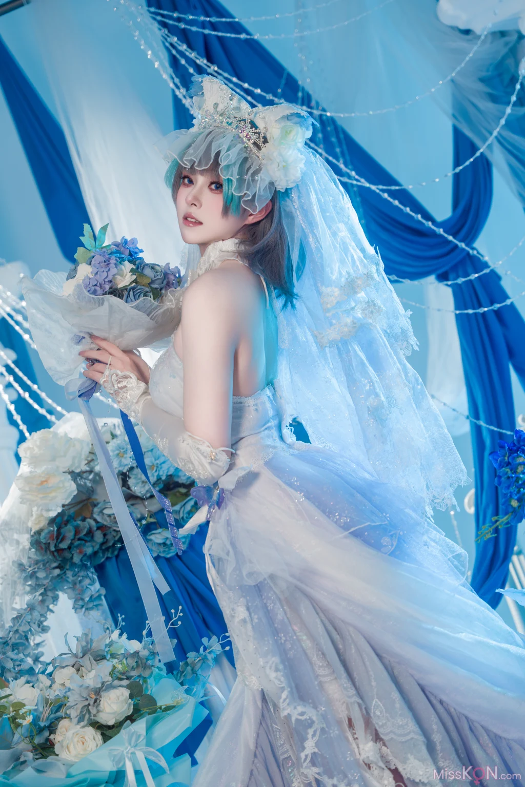 Coser@Natsuko夏夏子: 碧蓝航线 柴郡婚纱 (70 photos) – Page 3