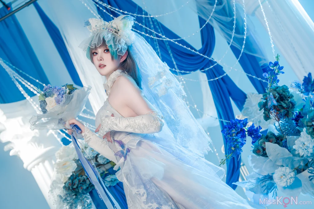 Coser@Natsuko夏夏子: 碧蓝航线 柴郡婚纱 (70 photos) – Page 3